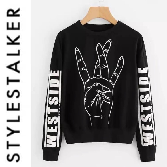 STYLESTALKER West Side Best Side Sweatshirt - Picture 2 of 6